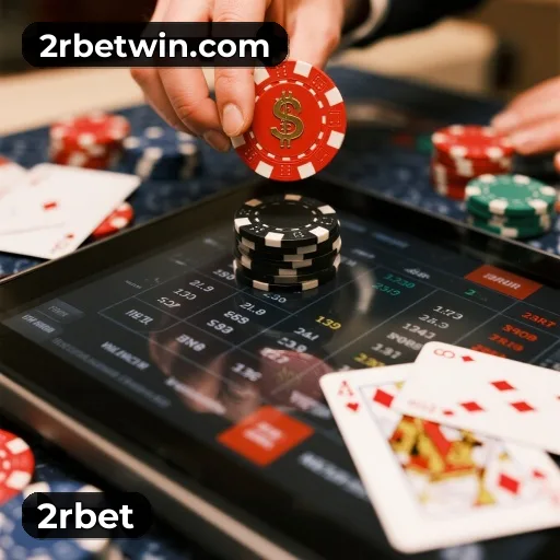 App 2rbet para iOS e Android — interface mobile, login biométrico e PIX integrado